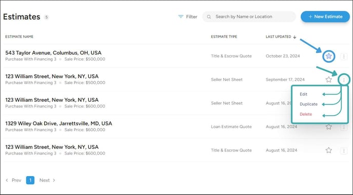 Generating Saving Organizing Estimates 3